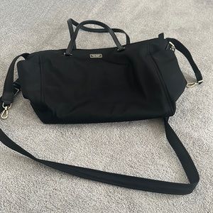 Kate Spade large black tote/diaper bag. Good condition.
